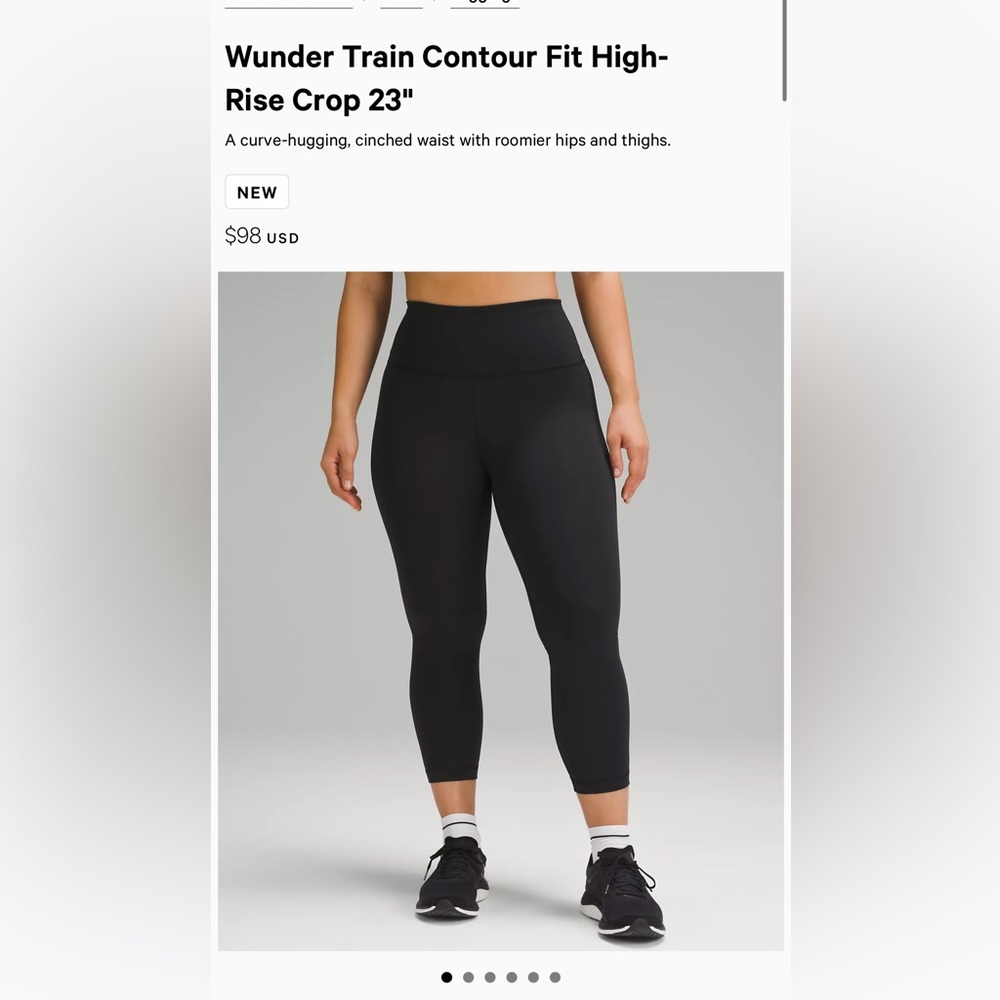Lululemon Wunder Train Contour Fit 23”
